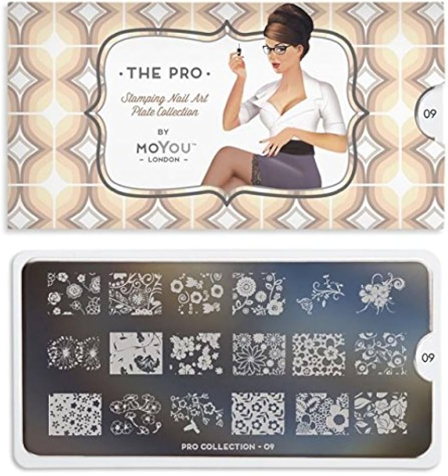 Amazon | MoYou-Londonスタンプネイル用イメージプレート Pro09